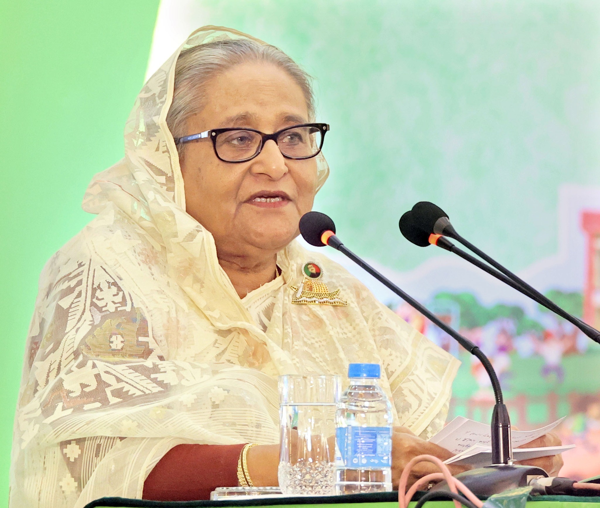 গোপালগঞ্জে পতিত জমিতে মিলছে মণে মণে মাছ: শেখ হাসিনা