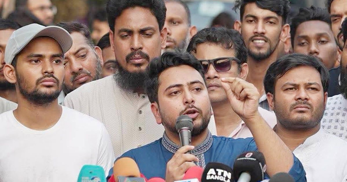 এ সরকার অবৈধ, জনগণের ৭০ শতাংশ রায়কে অবমাননা করেছে তারা: নাহিদ ইসলাম