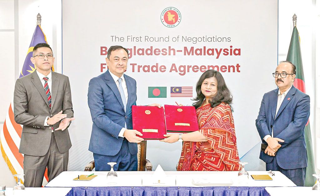 বাংলাদেশ-মালয়েশিয়া আলোচনা: মুক্ত বাণিজ্য চুক্তির পথে দুই দেশ